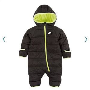Newborn Nike bubble snowsuit